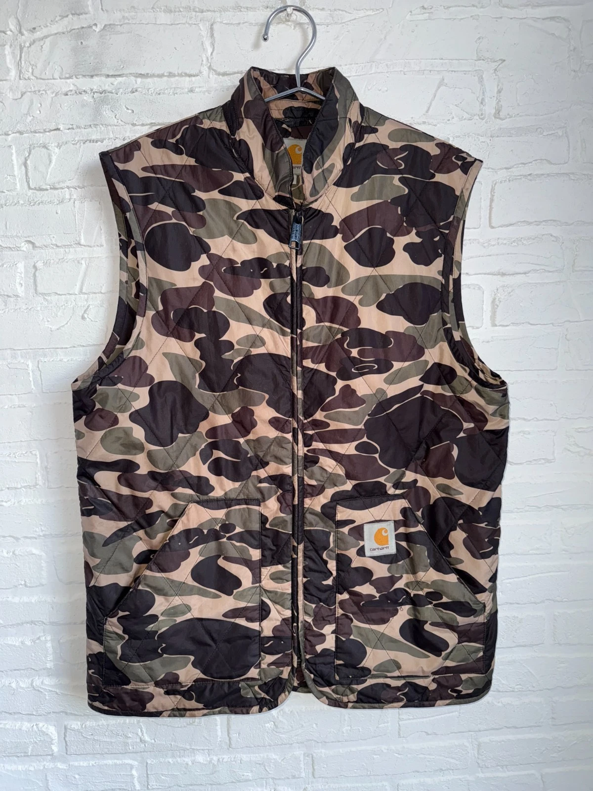 Carhartt Camp Liner Vest Camo Isle Jacket size M