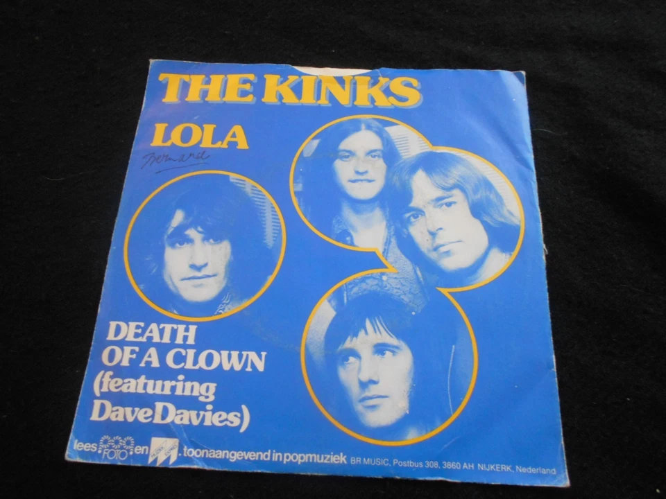 THE KINKS/LOLA/DEATH OF A CLOWN/BR MUSIC/GERMAN PRESS SP 7" - Image 2 of 2
