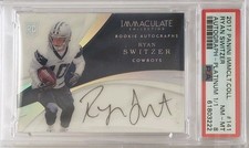 2017 Immaculate Collection Platinum #141 Ryan Switzer 1/1 RC Dallas Cowboys