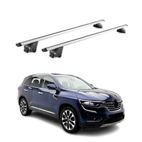 DachträGer GrundtäGer FüR Renault Koleos Mk2 2016-2024 100Kg Alu Silber 2Tlg ABE