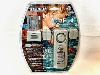 TECHKO SAFE POOL MODEL S187D  ENTRY DETECTOR GATE DOOR SECURITY ALARM ~ NEW