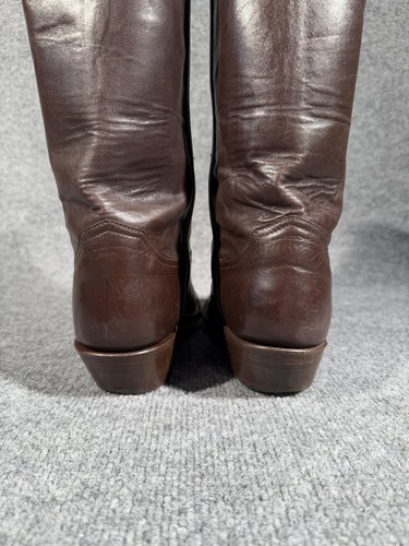Caboots El Dorado Custom VNTG Hand Made TX French Toe Western Boots Men’s 10 D - Picture 11 of 15