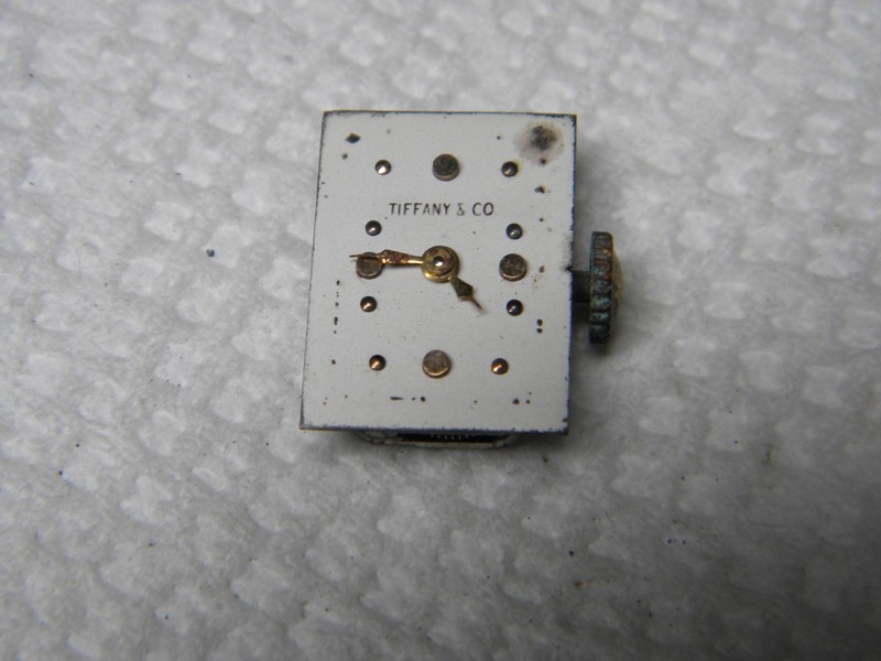 Audiguet 19J 19 Jewel Ladies Movement with Tiffany & Co Dial to Repair or Parts