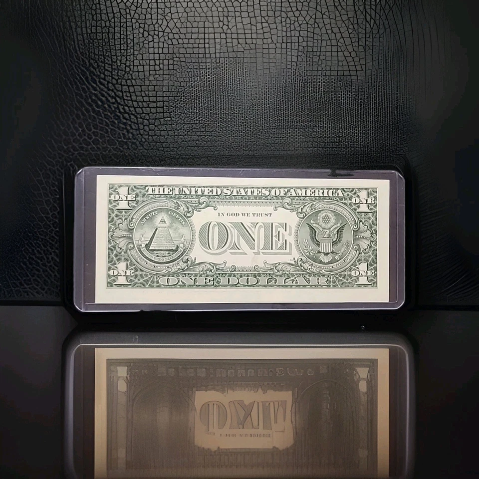 ☆BU Mint State☆ 1999 One Dollar Bill Fancy Serial Number F66666676K☆Very Rare☆ - Image 2 of 4