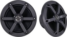 NEW JVC CS-MS620 6.5" 2-Way Marine/ Power Sports Speakers BLACK PAIR, 30W RMS