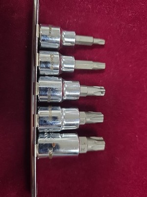 Monster  Spiral Drive System Socket Set 5pc Used Mts0-Mts4
