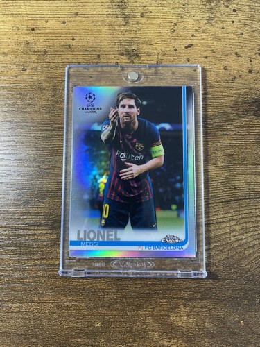2018-19 Topps Chrome UCL - Image Variation Lionel Messi #1 Gesturing SSP