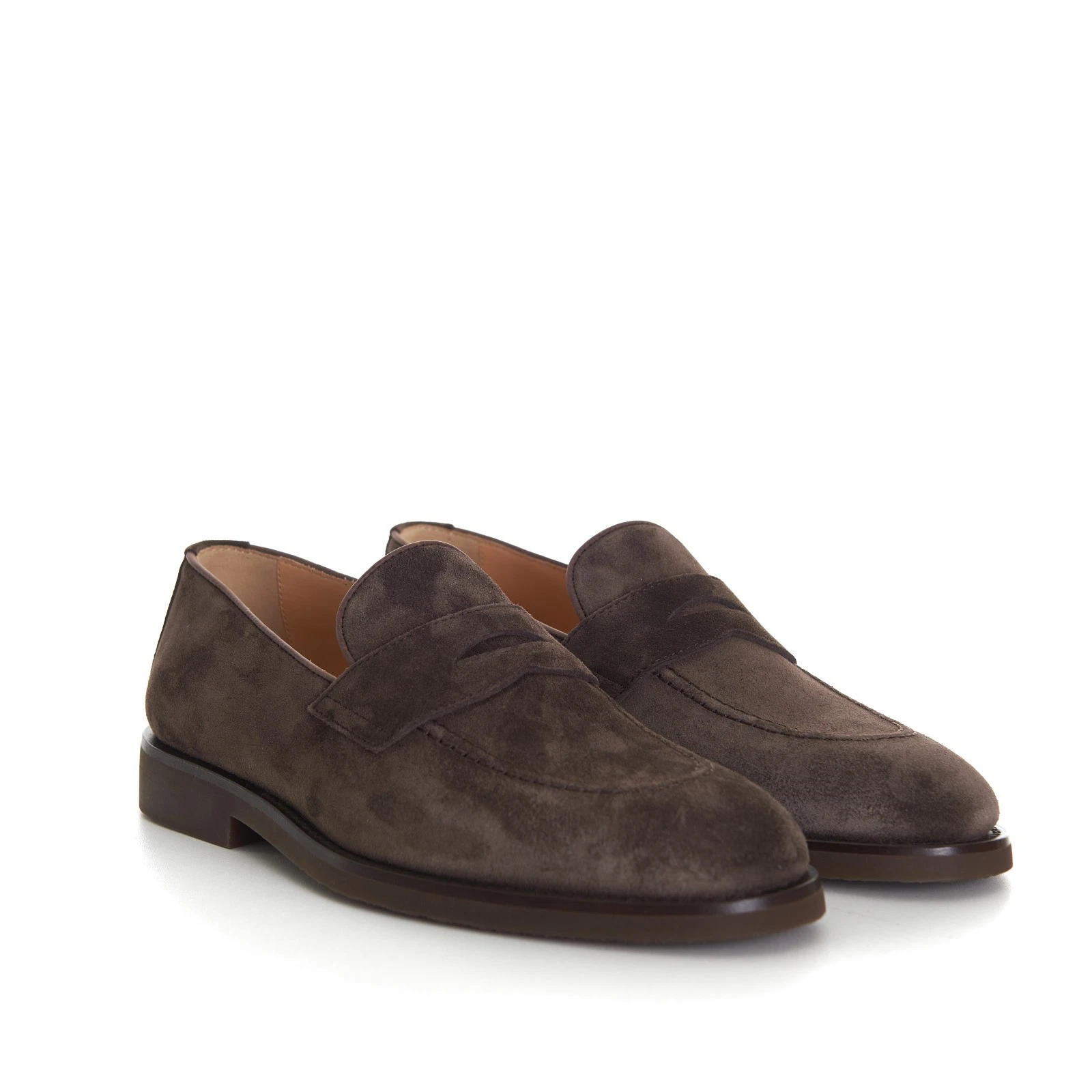 Brunello Cucinelli — BRUNELLO CUCINELLI 1150$ Suede Penny Loafers