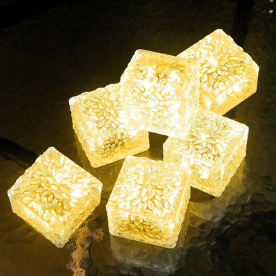 Solar Brick Lights Outdoor Waterproof Patio Brick Lights Garden Decor for outsid