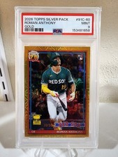 2026 TOPPS SILVER PACK 1991 CHROME PROMO 91C-60 ROMAN ANTHONY GOLD /50 PSA 9