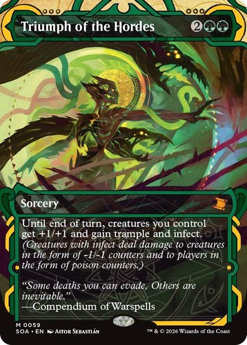 シルバースクロールFoil大軍の功績/Triumph of the Hordes Magic: The Gathering Triumph of the Hordes Mystical Archive Silver