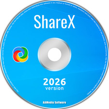 ShareX - Screen Capture and Screenshot utility for Microsoft Windows CD Software