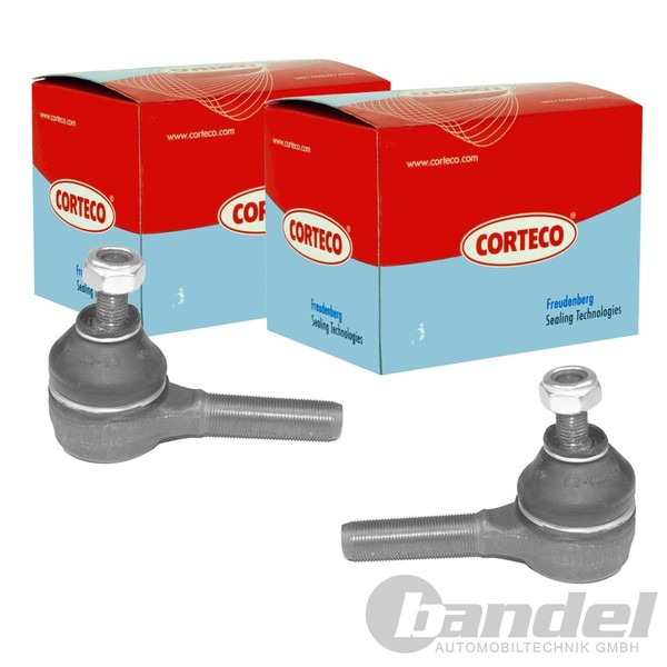2X Corteco SpurstangenkÖPfe Vorne Passend FüR Fiat 124 500 850 Lancia Beta Trevi-image