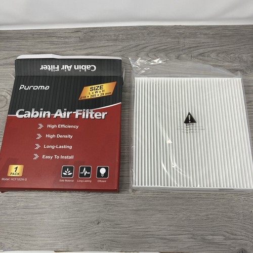 Puroma Cabin Air Filter Size: 210x205x29mm Model HCF182W-S NEW OPEN BOX - Picture 2 of 6