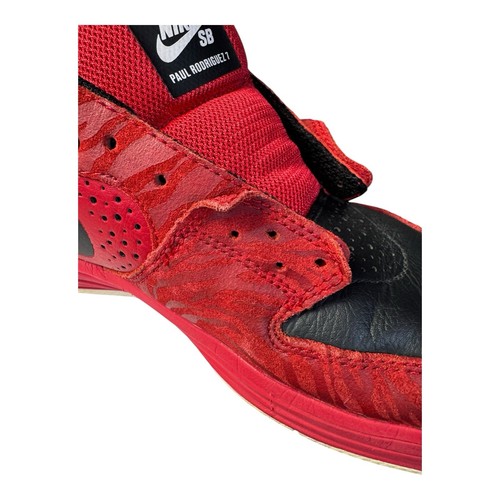 Size 10 - Nike Paul Rodriguez 7 Premium SB University Red *No Shoelaces* - Picture 11 of 15