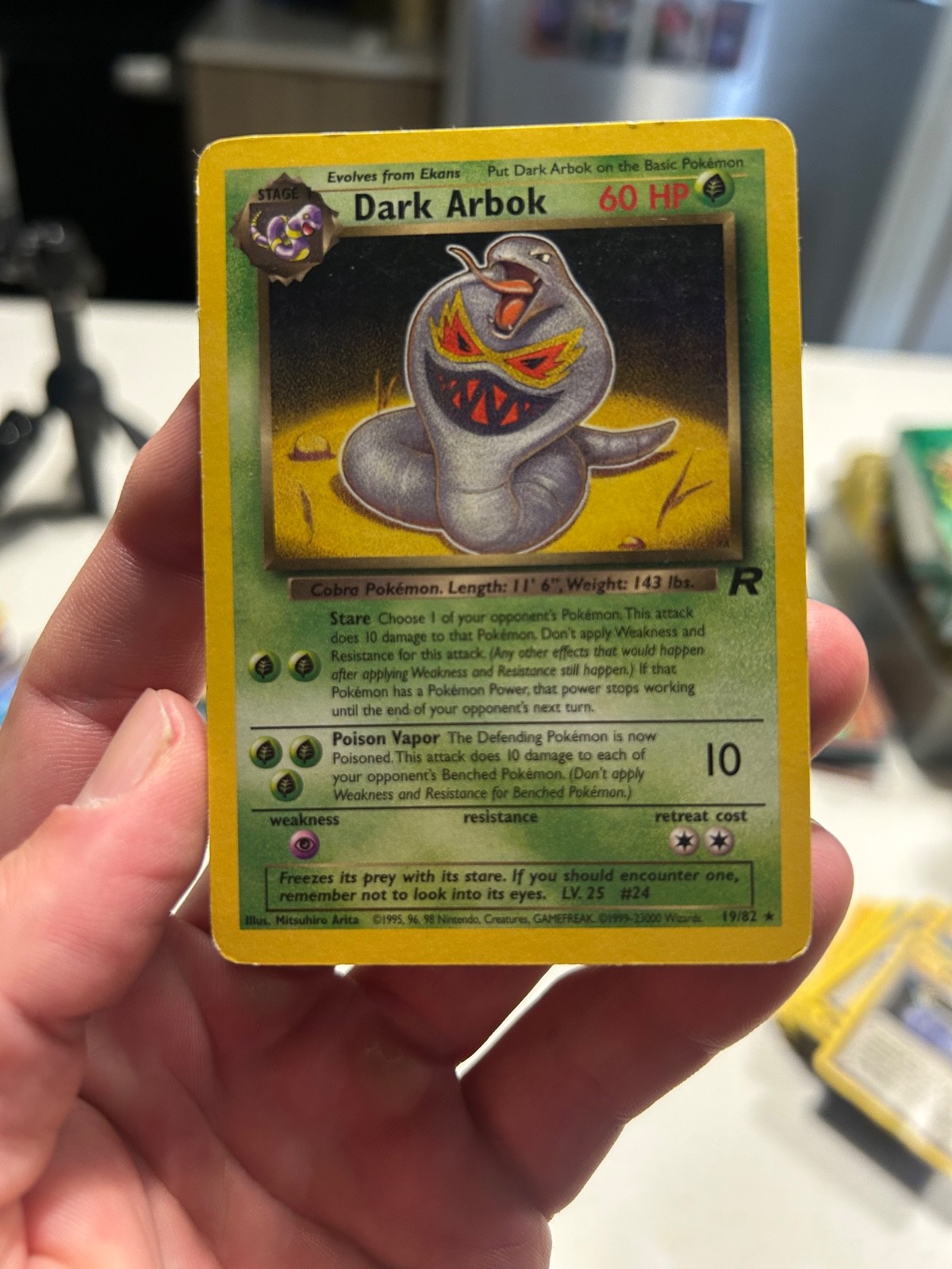 Dark Arbok 19/82 Team Rocket Regular
