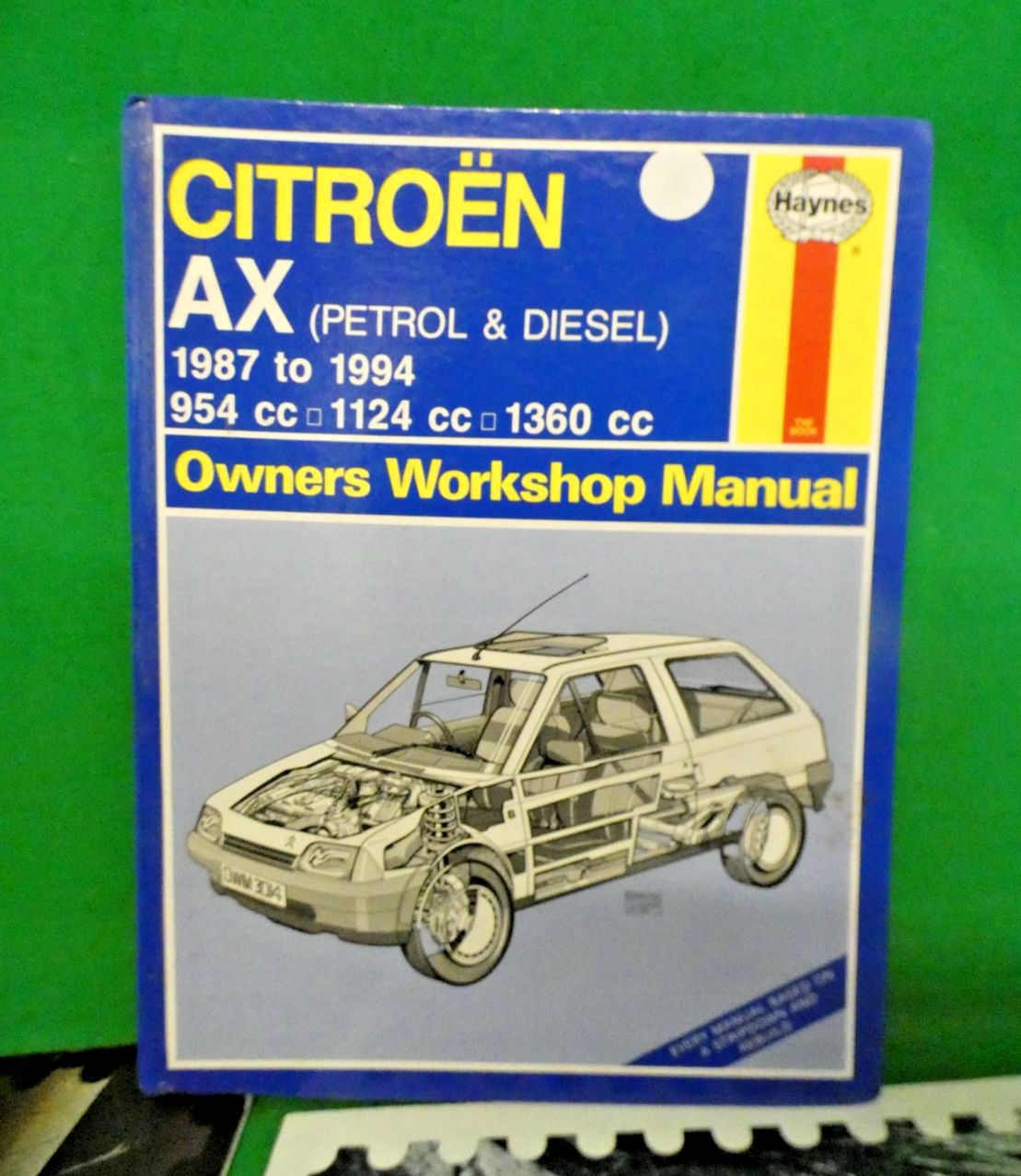 CITROEN AX 1987 - 1994 Haynes Owners Workshop Manual USED Book