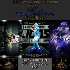 Knowshon Moreno 2025 Panini Black Football Hobby 6X Box Player BREAK #3