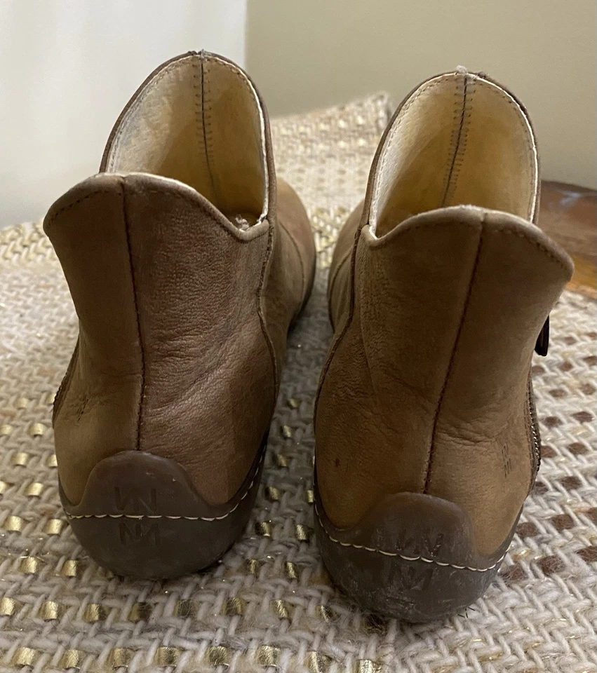 El Naturalista Leather Carmel Tan Ankle Boots Booties EU 37 US 6 - Image 2 of 4