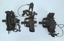 Duke # 1 3/4 Foothold Traps ( 2 Total ) & Bridger # 1 1/2 Foothold Trap ( 1 )