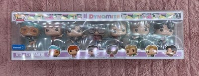 NEVER OPENED BTS Funko Pop! Dynamite 7 Pack (WALMART EXCLUSIVE) +protector