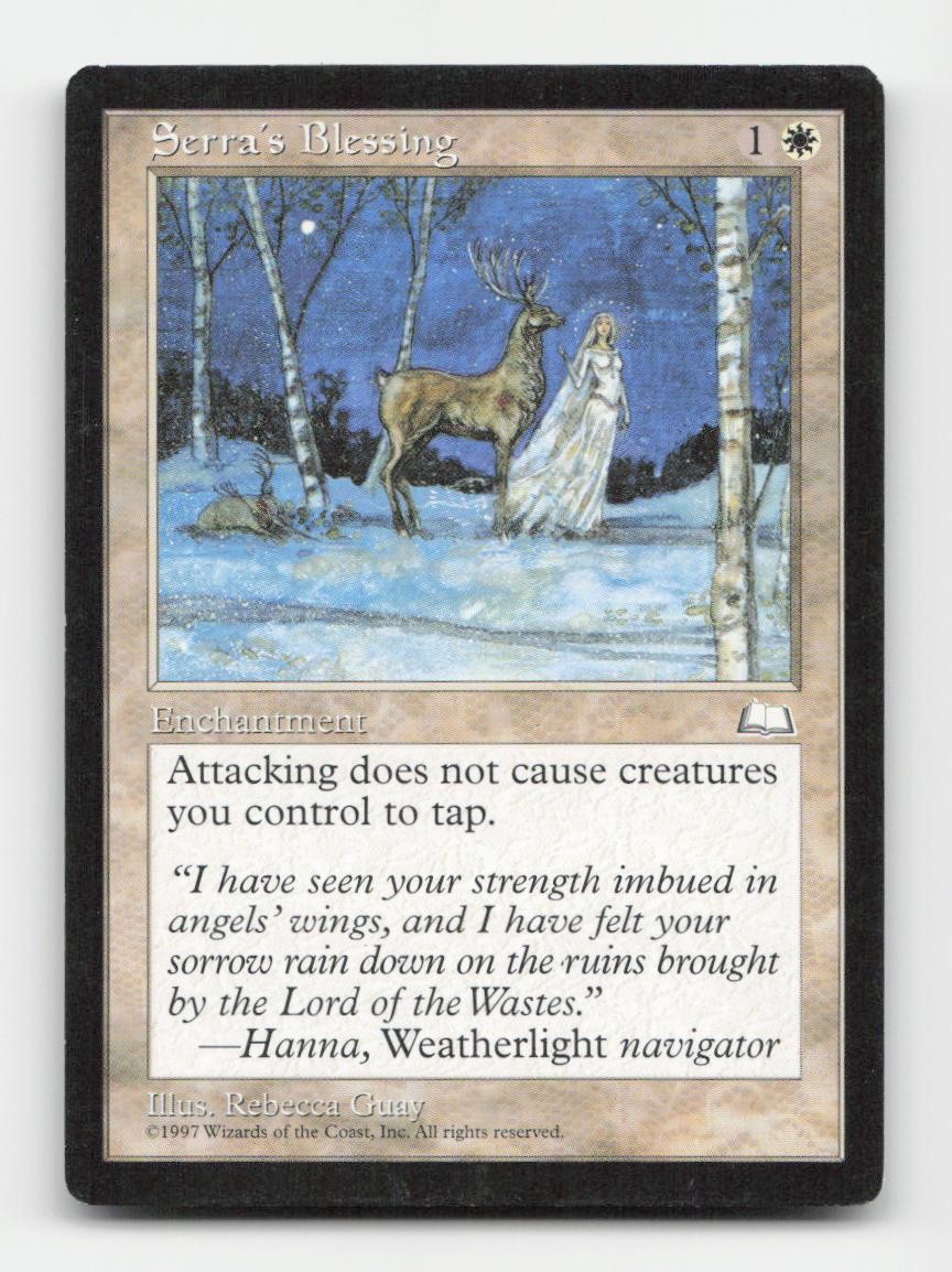 Serra's Blessing Weatherlight # Magic the Gathering Uncommon