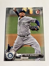 Felix Hernandez 2017 Bowman Baseball #70 Seattle Mariners