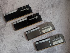 G.Skill Trident Z RGB 16GB 2x8GB RAM DDR4 3600MHz F4-3600C18D-32GTZR Used X 4