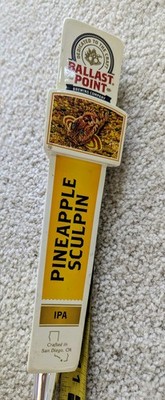 Ballast Point pineapple Sculpin IPA Beer Tap Handle San Diego ca art brewery