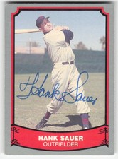 1988 Pacific Legends I #23 Hank Sauer In Person Signed Auto 61225