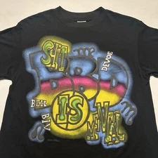 Vintage 90s Bell Biv Devoe Mental Tour T-Shirt Size M Rap Hip Hop Single Stitch