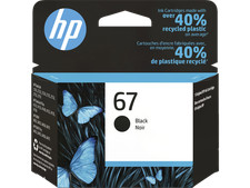 HP 67 Black Original Ink Cartridge, 120 pages, 3YM56AN 140