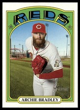 2021 Topps Heritage Archie Bradley Cincinnati Reds #69