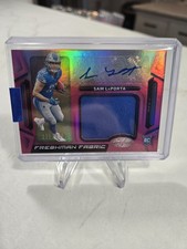 2023 Panini Certified Freshman Fabric Signatures Sam LaPorta #FFMS-17  Pink /299