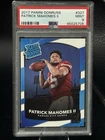 2017 Panini Donruss - Rated Rookie Patrick Mahomes II #327 (RC)