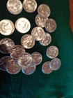 roll B/UC 1963 Franklin Half Dollars 90 % silver
