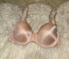 Vanity Fair 74202 Nearly Invisible Strapless Multi-way Bra UW Womens 34B Pink