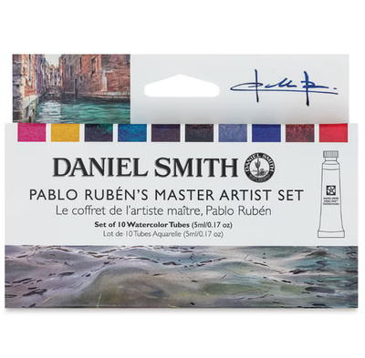 Daniel Smith Extra Fine Watercolor - Set of 10, Pablo Ruben Master, 5ml Tubes