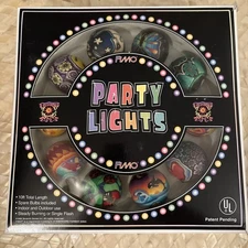 Rare 1998 Seventh Sense Psychedelic Millefiori Style 10 feet String Lights FIMO