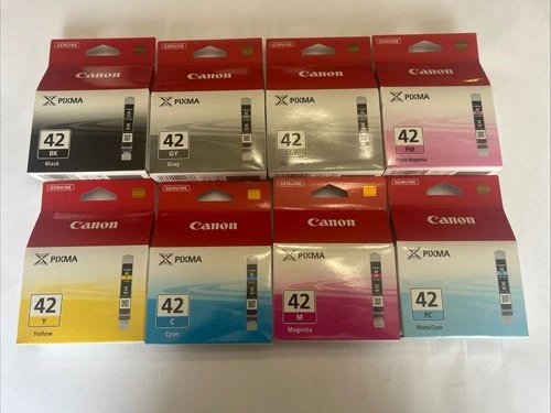 Canon Pixma Printer Lot of 8 Ink Cartridges for PIXMA PRO-100 Or 100s Brand New