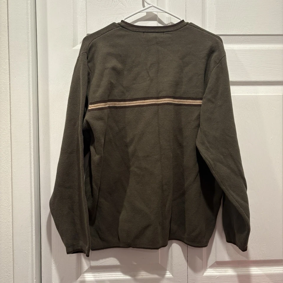 Vintage Geoffrey Beene Brown 100% Cotton Sweater - Size Large - Image 4 of 4