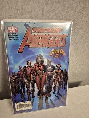 The New Avengers #7 - 1st Appearance of Illuminati - Marvel Comics 2005 