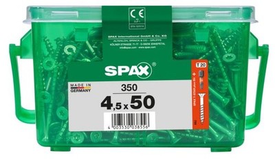 Spax Universalschrauben 4.5 x 50 mm TX 20 - 350 Stk.  Schraube