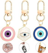 3Pcs Evil Eye Keychain, Cute Car Key Ring Luck Charms Key Chain Good Luck