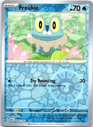 Froakie 056/197 Common Reverse Holo Obsidian Flames