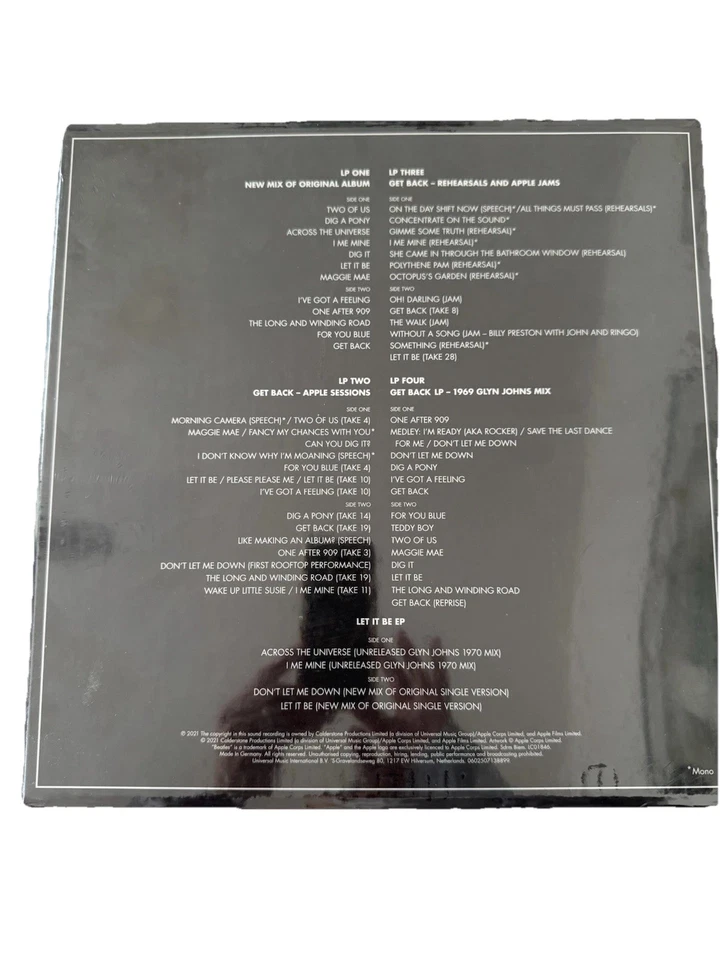The Beatles Let It Be Ltd. 50th Anniversary (4LP+12”EP) Vinyl Box Neu - Bild 2 von 4
