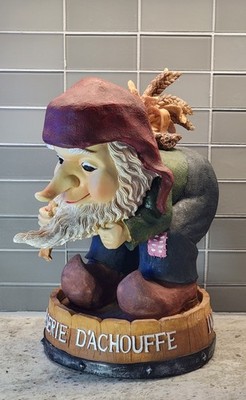Brasserie D'Achouffe Belgian Beer Gnome Advertising Bar Display Chouffe Brewery