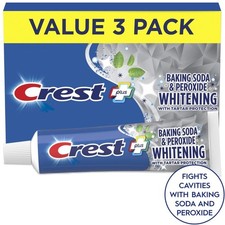 Crest Plus Baking Soda & Peroxide Teeth Whitening Toothpaste,Mint, 5.7 oz,3 Pack 0.49 per gallon