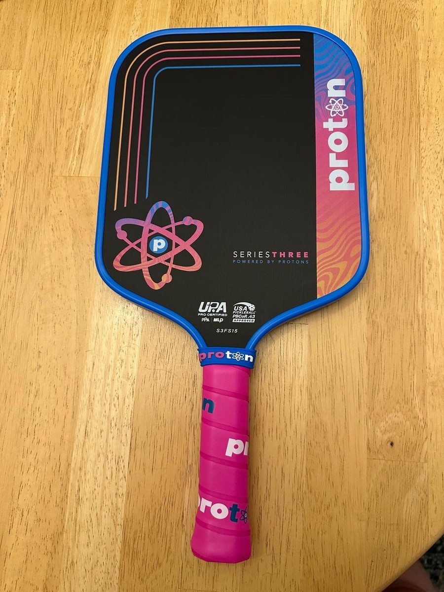 NEW Proton Project Flamingo 15mm Blue Square Pickleball Paddle
