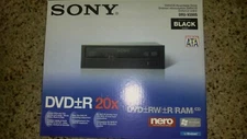 NEW Sealed Sony DRU-V200S-BR DVDCD DL SATA Rewritable, New